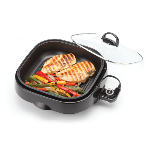 Aroma 3 Qt. 3in1 Grillet with Lid & Reviews Wayfair